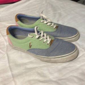 Pastel color blocked Polo shoes Keaton